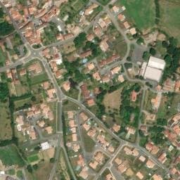 Vue satellite de Aire de camping-car à Bessay à Bessay