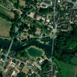 Vue satellite de Camping municipal La Quintaine à Bélâbre