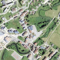 Vue satellite de Bois d'Amont à Chapelle-des-Bois