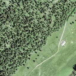 Vue satellite de La Petite Chaux à Bois-d'Amont