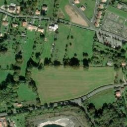 Vue satellite de Aire de Camping-Cars de Mervent à Vouvant