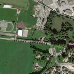 Vue satellite de Orgelet - Promenade de l'Orme à Orgelet