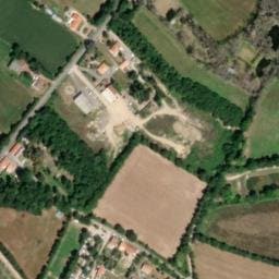 Vue satellite de Emplacements au Camping La Tong à Poiroux