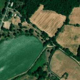 Vue satellite de Aire de camping-car Prissac à Roussines