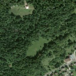 Vue satellite de La loge à Ponard à Les Rousses