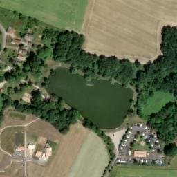 Vue satellite de Camping du Mouchet à Leignes-sur-Fontaine