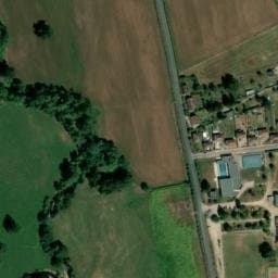 Vue satellite de Camping municipal de Clairval à Vieure