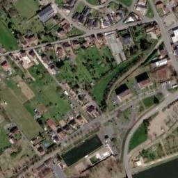 Vue satellite de Aire de camping-car à Molinet (2) à Molinet