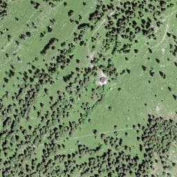 Vue satellite de Cabane du Carroz (CAS) à Les Rousses