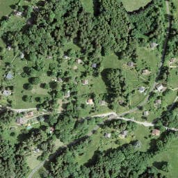 Vue satellite de Le Grillet à Saint-Gingolph