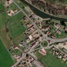 Vue satellite de Aire de camping-car à Molinet à Molinet