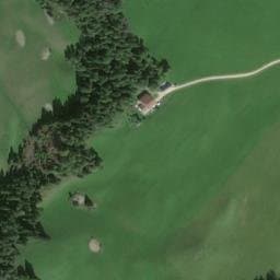 Vue satellite de L'Ancolie (Ferme du Commandant) à Prémanon