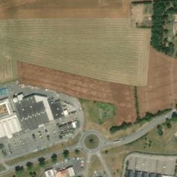Vue satellite de Aire de camping-car, centre E. Leclerc à Sainte-Gemme-la-Plaine