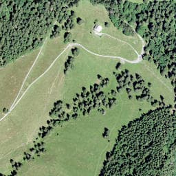 Vue satellite de Chalet de la Planiaz à Saint-Gingolph