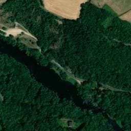 Vue satellite de Aire municipale du Pont des Piles à Cuzion