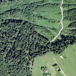 Vue satellite de Cabane de Jaman à Saint-Gingolph