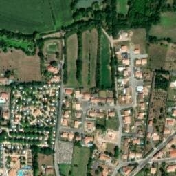 Vue satellite de La Métairie à Le Bernard