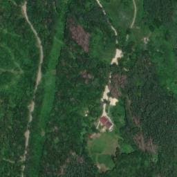 Vue satellite de Le Coupet à Les Crozets