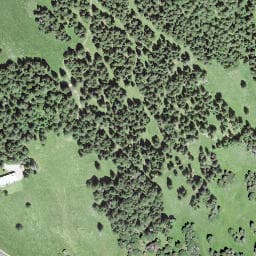 Vue satellite de Chalet des Tuffes à Prémanon
