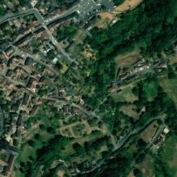 Vue satellite de Borne de camping-car Saint-Benoît-du-Sault à Saint-Benoît-du-Sault