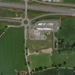 Vue satellite de Aire de Cressanges à Tronget