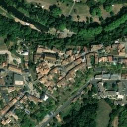 Vue satellite de Camping de Vauchiron à Cloué