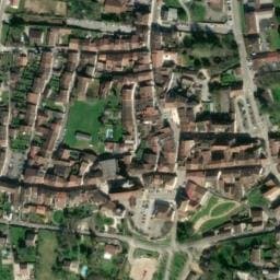 Vue satellite de Aire de Camping Car de Loisia à Saint-Amour