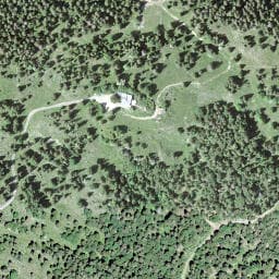 Vue satellite de Arrivée de l'ancien télésiège à Divonne-les-Bains