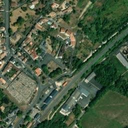 Vue satellite de Aire de Services de Camping-Car de Vivonne à Vivonne