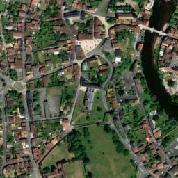 Vue satellite de Aire de Camping-Car de Montmorillon à Montmorillon