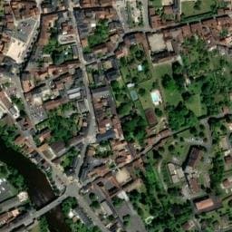 Vue satellite de Aire de camping-car Léon Dardant - Montmorillon à Montmorillon