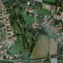 Vue satellite de Aire de Camping-car du Parc du Vignaud à Xanton-Chassenon