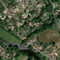 Vue satellite de Camping de l'Allochon à Montmorillon
