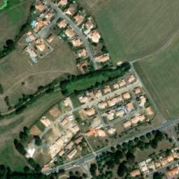 Vue satellite de Emplacements au Camping Chadotel La Bolée d'Air à Saint-Vincent-sur-Jard