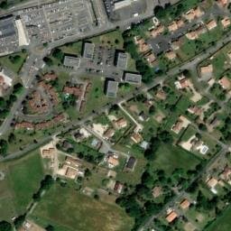 Vue satellite de Aire de Services de Camping-Car de Montmorillon à Montmorillon