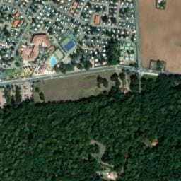 Vue satellite de Camping Club Les Brunelles à Le Bernard