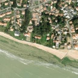 Vue satellite de Les Écureuils à Jard-sur-Mer