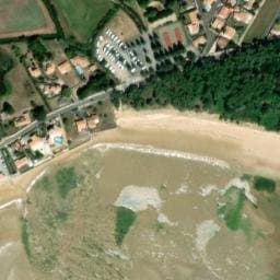 Vue satellite de Aire Saint-Vincent-sur-Jard à Le Bernard