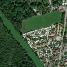 Vue satellite de Aire de camping-car à Publier (2) à Publier