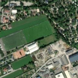 Vue satellite de Aire de camping-car à Publier à Publier