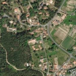 Vue satellite de Le Sous-Bois à Le Bernard
