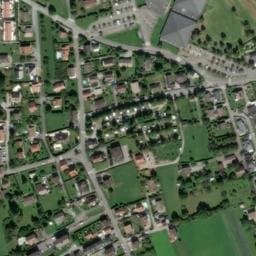 Vue satellite de Les Huttins à Publier