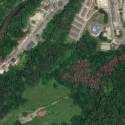 Vue satellite de Aire de camping-car à Saint-Claude à Saint-Claude