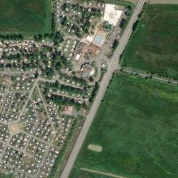 Vue satellite de Camping les Almadies à Saint-Benoist-sur-Mer