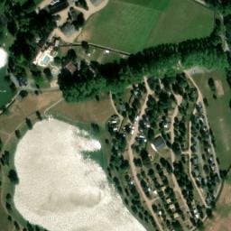 Vue satellite de Château de Poinsouze à Saint-Silvain-Bas-le-Roc
