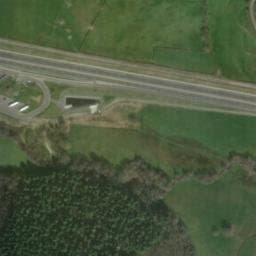 Vue satellite de aire des Rasses à Navour-sur-Grosne
