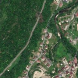 Vue satellite de Flower camping du Martinet à Saint-Claude
