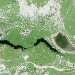 Vue satellite de Refuge de Mayen à La Chapelle-d'Abondance