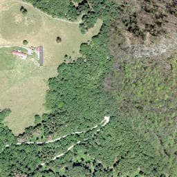 Vue satellite de Alpage de Chalavornaire à Saint-Gingolph