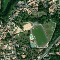 Vue satellite de Aire de services pour camping-cars de La Crèche à La Crèche